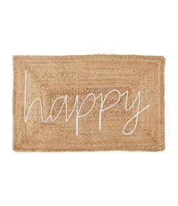 MudPie Happy Door Mat