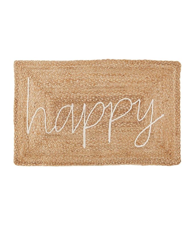MudPie Happy Door Mat