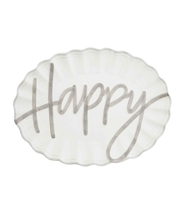 MudPie Happy Serving Platter