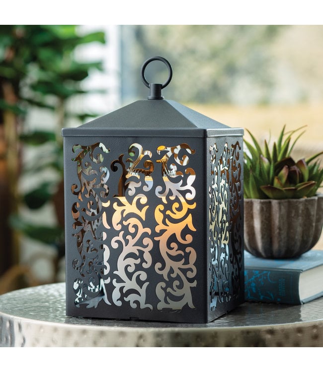 Candle Warmers Etc Black Cottage Lantern