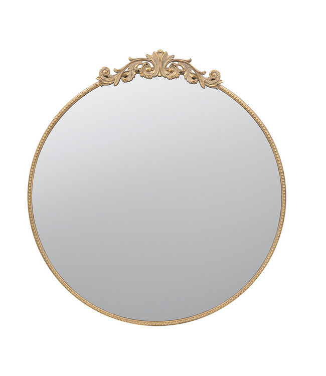 A&B Home Dia Gold Large Round Mirror-36"