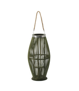 A&B Home Small Bamboo Lantern