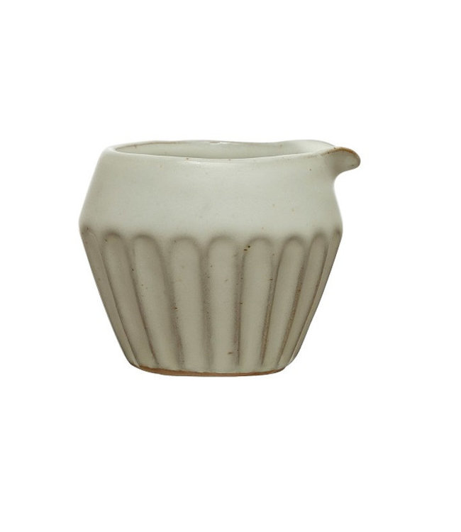 Creative Co-Op Stoneware Creamer Pot