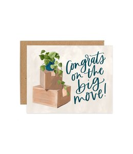 1Canoe2 Congrats Moving Boxes Card