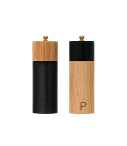 Bloomingville Two-Tone Salt and Pepper Mills, Set of 2