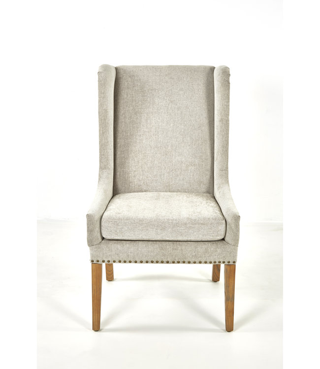 Nest Home Collections Felicia Arm Chair Natural / Anew Grey