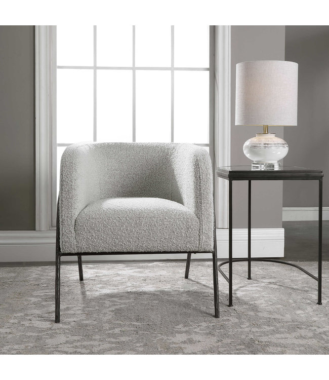 Uttermost Jacobsen Accent Chair, Gray