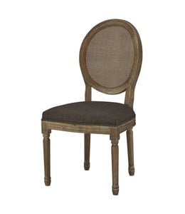 Forty West Round Mesh Back Dining Chair:  Urban Bark