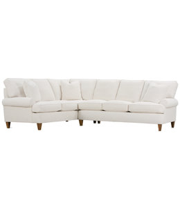 Rowe Furniture Cindy Sectional: Nomad Snow