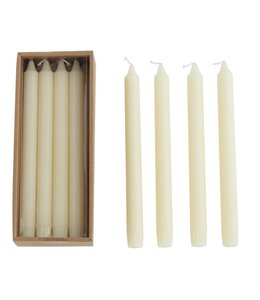 Creative Co-Op Unscented Taper Candles In Box, Set of 12
