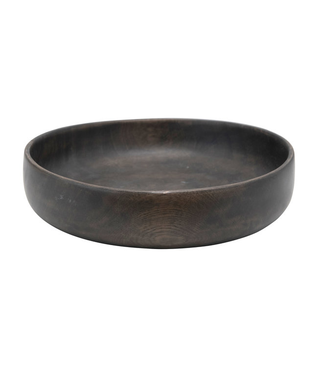 Creative Co-Op Hand-Carved Mango Wood Bowl