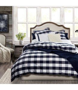 Hiend Accents Camille Duvet Set, Super Queen Navy