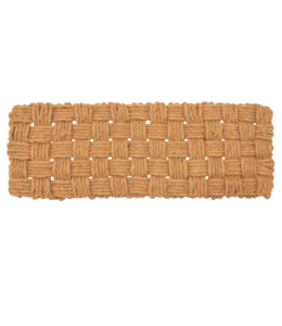 Creative Co-Op Woven Natural Coir Sailor's Knot Double Doormat