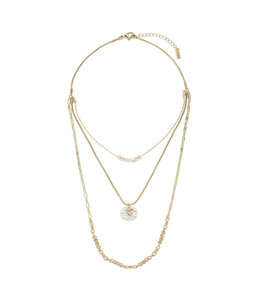 Demdaco Beaded Love Necklace - Champagne