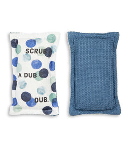 Demdaco Scrub A Dub Kitchen Sponge - Set of 2