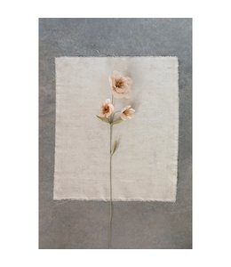 Creative Co-Op Blush Color  Paper Flower Spray