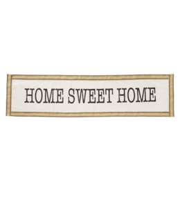 MudPie Sweet Home Table Runner