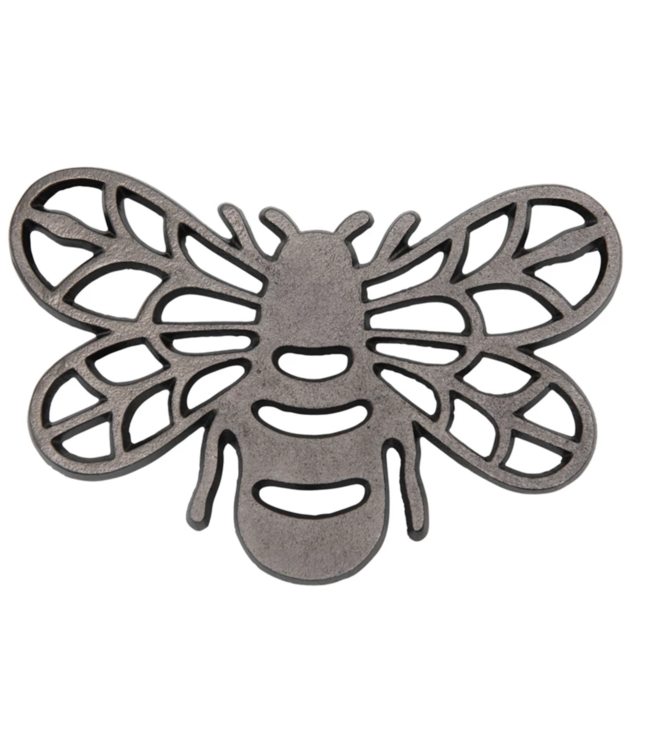 Creative Co-Op Cast Aluminum Bee Trivet