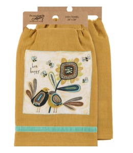 Primitives By Kathy Kitchen Towel - Bee Happy
