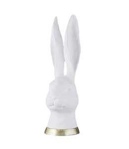 RAZ Imports 13.5" Gold Trim Rabbit Bust