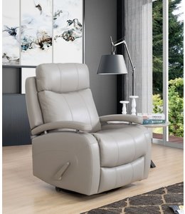 Barcalounger Duffy Swivel Glider Recliner: Gable Dove