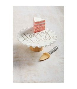 MudPie Happy Everything Cake Pedestal