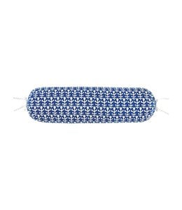 MudPie Indigo Bolster Pillow