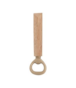 Bloomingville Brass Bottle Opener with Mango Wood Handle