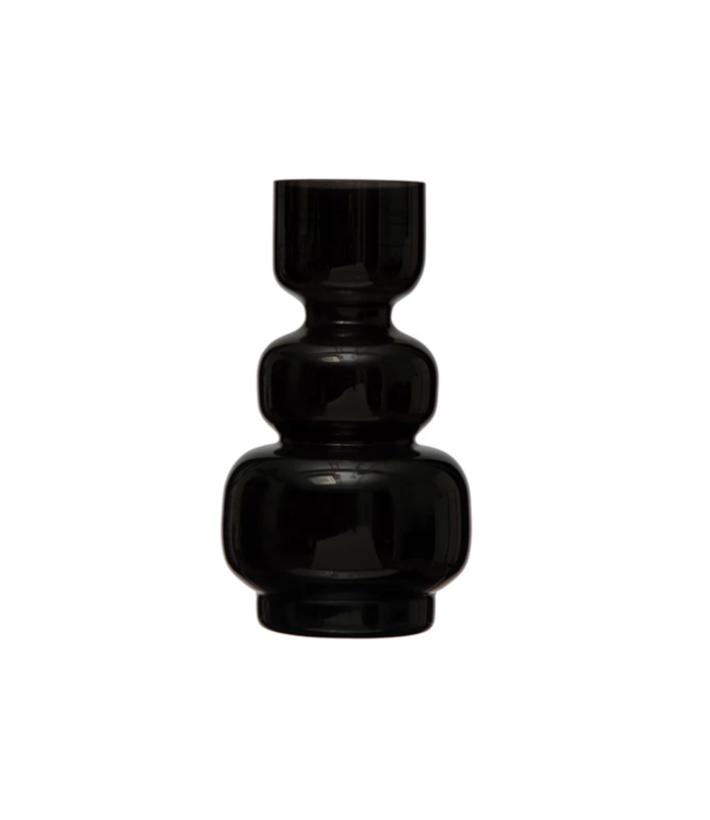 Bloomingville Black Glass Vase