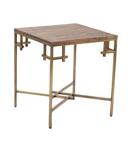 Crestview Collection Bengal Manor Iron Corner End Table
