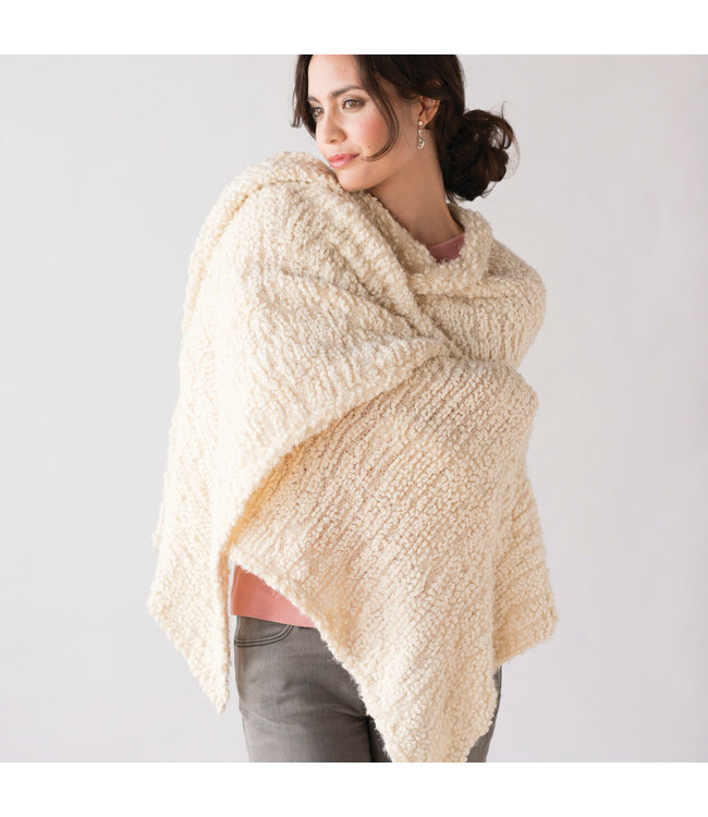 Demdaco Cream Giving Shawl - Giving Collection