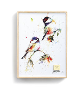 Demdaco Chickadees Dropping In Wall Art