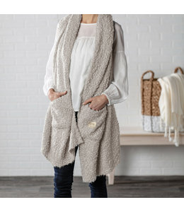 Demdaco Taupe Giving Shawl - Giving Collection