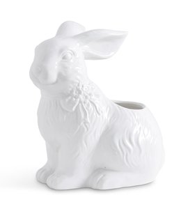 K&K Interiors Ceramic Bunny Planter