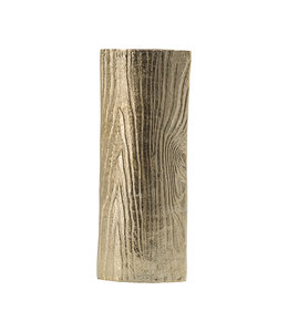 A&B Home Wood Texture Gold Vase