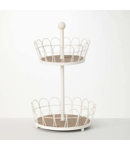 Sullivans Gift Two-Tiered Countertop Basket