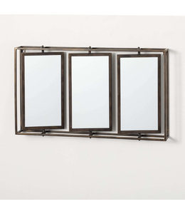 Sullivans Gift Rectangular Triple Wall Mirror