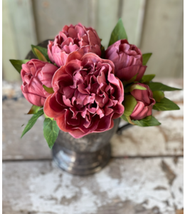 Floret Peony Bundle | 12" | Garnet