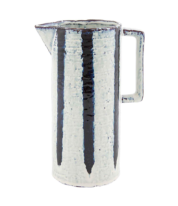 MudPie Black Stripe Pitcher