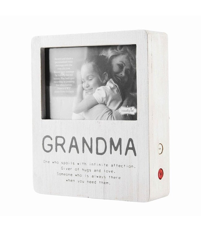 MudPie Grandma Voice Recorder Frame