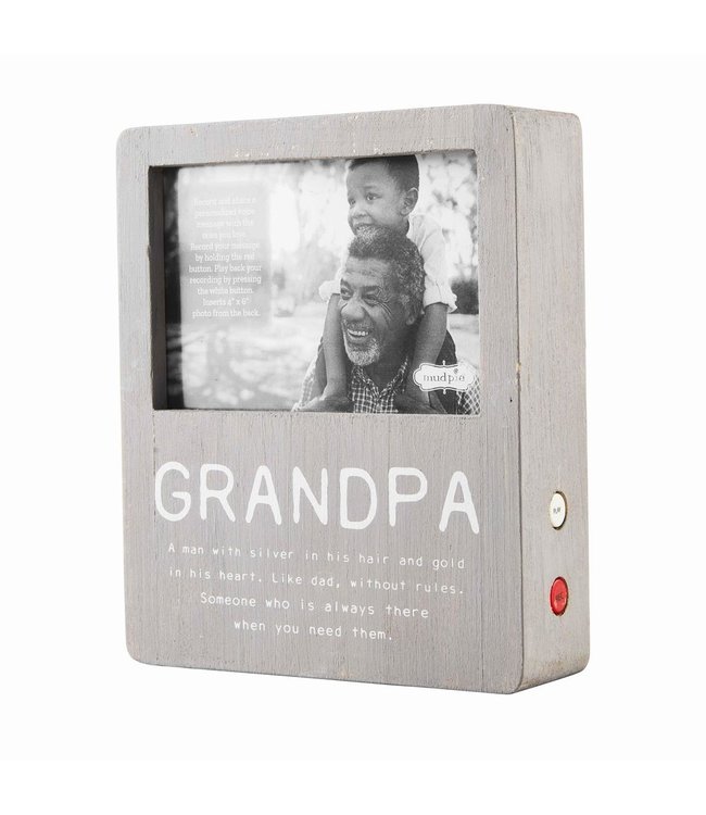 MudPie Grandpa Voice Recorder Frame