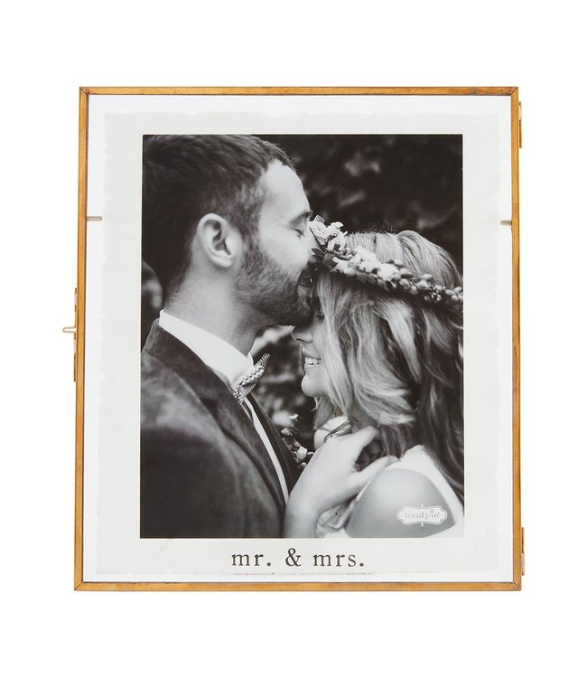 MudPie Large Mr. & Mrs. Glass Frame