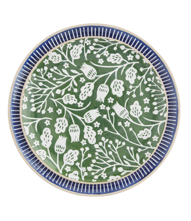 MudPie Indigo Platter Set