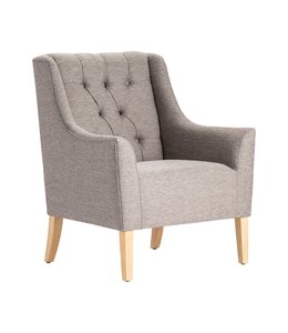 Crestview Collection Andover Upholstered Button Tufted Arm Chair