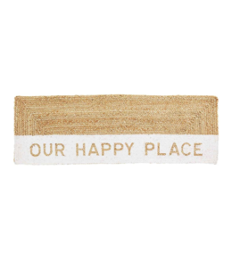 MudPie Our Happy Place Door Mat