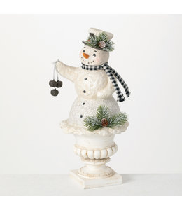 Sullivans Gift Snowman on Pedestal