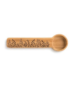 Demdaco Prairie Flowers Wooden Scoop & Clip