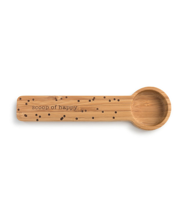 Demdaco Happy Wooden Scoop & Clip