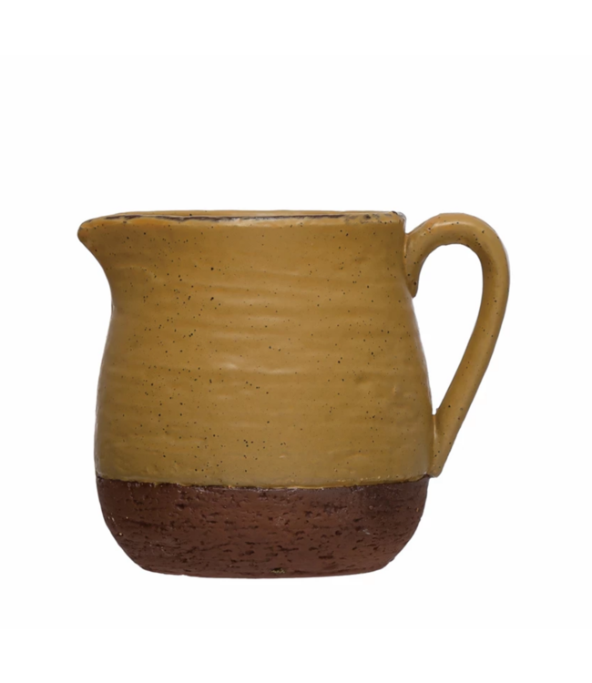 Creative Co-Op 20 oz. Stoneware Creamer, Reactive Glaze