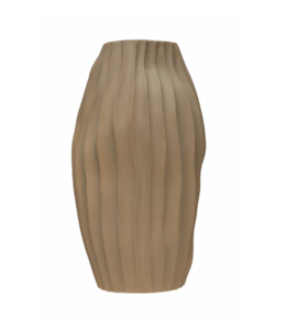 Bloomingville Stoneware Abstract Fluted Vase